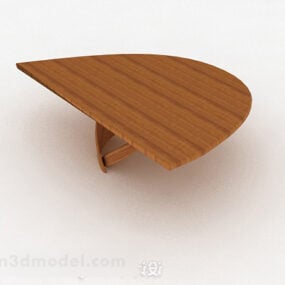 Half Round Table 3d model