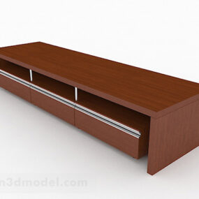 Furnitur Kabinet Tv Sederhana model V1 3d