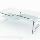Muebles de mesa de centro de vidrio personalizados
