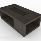 Simple Brown Wooden Coffee Table Furniture V1