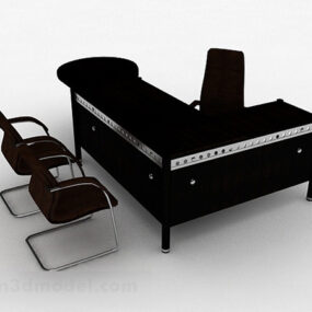 Office Chair And Chair Decor 3d model