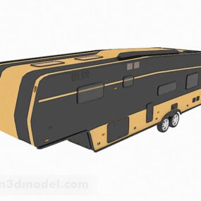 Model 3D autobusu lotniskowego