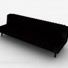 Black Multiseater Sofa Decor