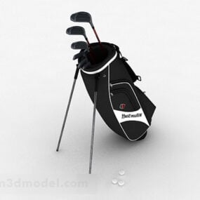 गोल्फ क्लब बैग 3डी मॉडल