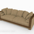 Brown Multiseater Sofa V7
