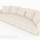 White Multiseater Sofa