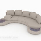 Gray Multiseater Sofa V2