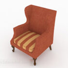 Orange enkelt sofamøbel
