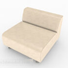 Light Brown Fabric Single Sofa Furniture