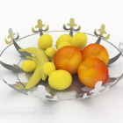 Plateau de fruits modèle 3D