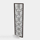 Chinese Style Wooden Door Partition