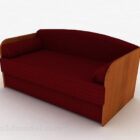 Meubles simples de sofa de tissu de Brown