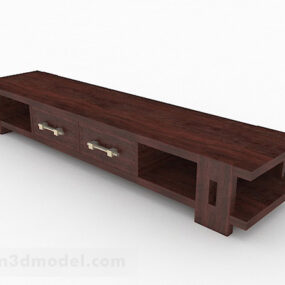 Wooden Tv Cabinet Furniture V5 3d model