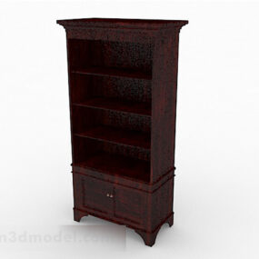 Wood Display Cabinet Furniture 3d model