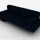Blue Double Sofa Furniture V1