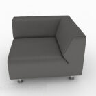 Grey Simple Single Sofa Furniture V1