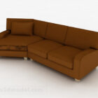 Brown Multi-seats Sofa Home Furniture
