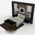 Home Muebles de cama doble Design V1