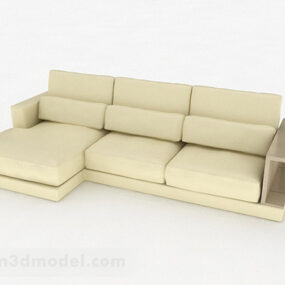 Mehrsitziges Sofa-Wohnmöbel-Design-3D-Modell