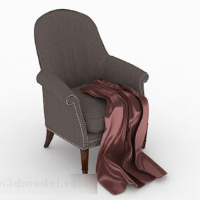 Conception de meubles de canapé simple américain modèle 3D