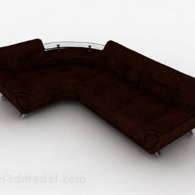 تصميم أثاث أريكة زاوية متعددة المقاعد نموذج ثلاثي الأبعاد