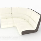 White Multi-seat Sofa Decor