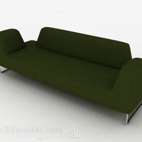 मिनिमलिस्ट मल्टी-सीट सोफा डेकोर 3डी मॉडल