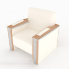 Muebles de silla de sofá minimalista beige