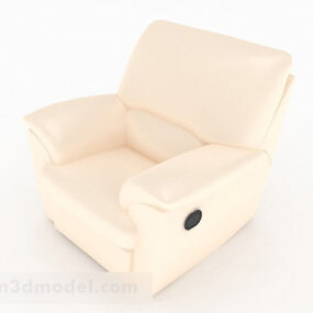 Yellow Home Sofa Chair Furniture V1 3d model
