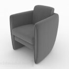 Grey Simple Sofa Chair Furniture V1