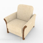 Meubles de chaise de canapé de maison brun clair V1