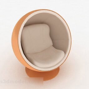 Kreatives einfaches 3D-Modell für Einzelsofamöbel