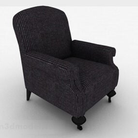 كرسي بذراعين أريكة واحدة أثاث نموذج ثلاثي الأبعاد