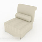 Brown Minimalist Single Sofa Furniture V4