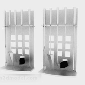 Kamin-Reinigungswerkzeug, 3D-Modell für Möbel