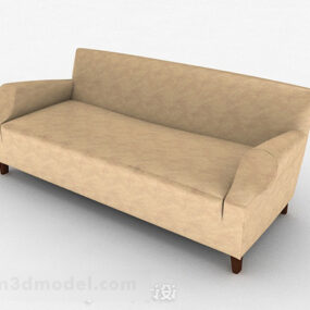 Classic Fabric Sofa Furniture 3d model