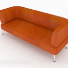 Muebles de sofá naranja amor