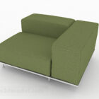 Groene minimalistische eenpersoons sofa meubels V2