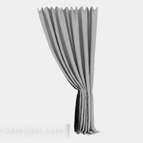 Home Gray Curtain 3d model