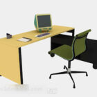 Simple Working Desk With Chair