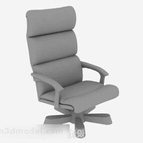 灰轮办公椅3d模型
