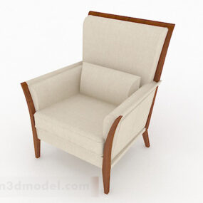 Hotel Elegant Single Armchair 3d model