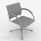 Gray Office Chair One Leg