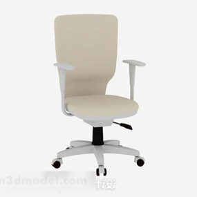 Yellow Office Chair V1 3d model