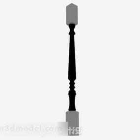 3D model Gray Pillar Classic Dekor zábradlí