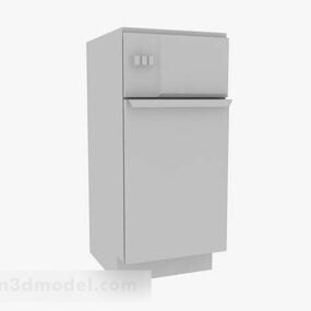 Kylskåp två dörrar 3d-modell