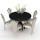 Furniture Round Dining Table Chair