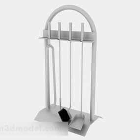 Fireplace Metal Cleaning Tool 3d model