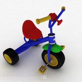 3д модель детской игрушки-трехколесного велосипеда