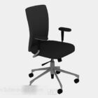Black Wheels Office Chair